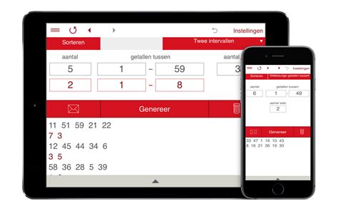 Lotto Willekeurige getallengenerator .